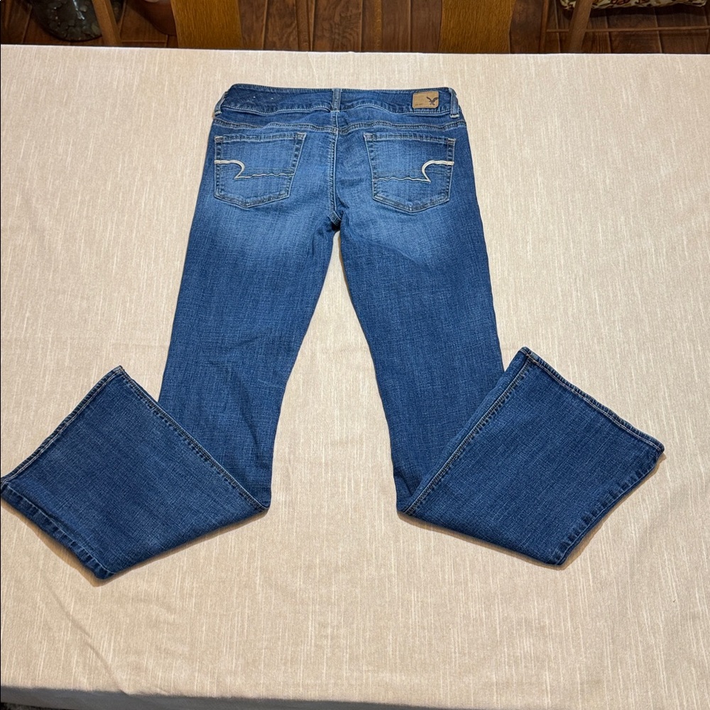 American Eagle Outfitters Artist Women's Classic Blue Boot Cut Jeans - Picture 2 of 10